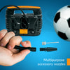 Tire Inflator Portable Air Compressor AC/DC Power Supply  for Home (110V) and Car (12V)