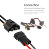 H10/9140 connector to the vehicle's OEM plug