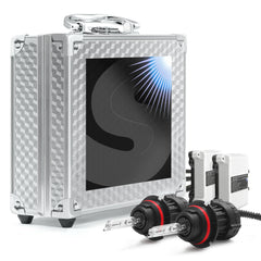 55W HID 9007 (HB5) Dual Beam Bi-Xenon AC Conversion Kit with Slim Digital Ballasts