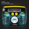 Kensun AC/DC Tire Inflator Pump for Car 12V DC and Home 110V AC AUTO SHUT-OFF DIGITAL GAUGE