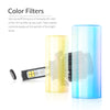 The headlights which have color filters to get 8000K or 4300K light output