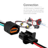 H13/9008 factory plug from HID light bulb