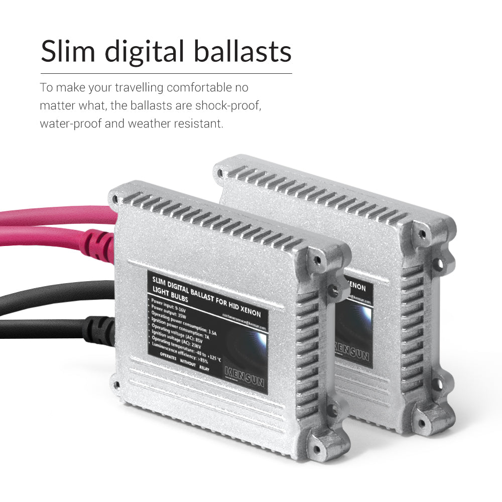 Slim Digital H7 HID Kit [Full Set Fog] Including Adapters and