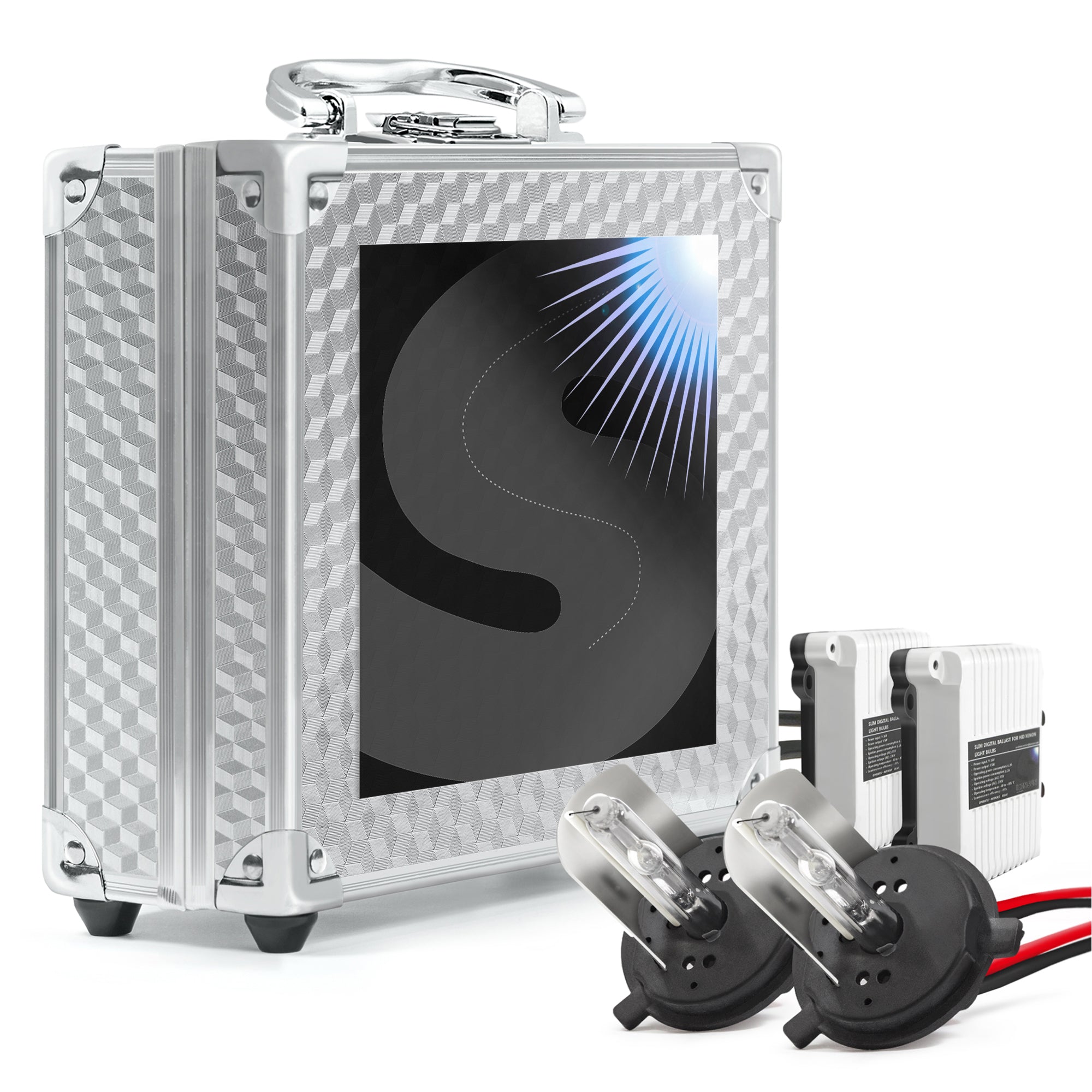 55W Slim HID Xenon Conversion Kit – H1 H3 H7 H11 HB4 – Choose Your Color (3000K To 12000K)