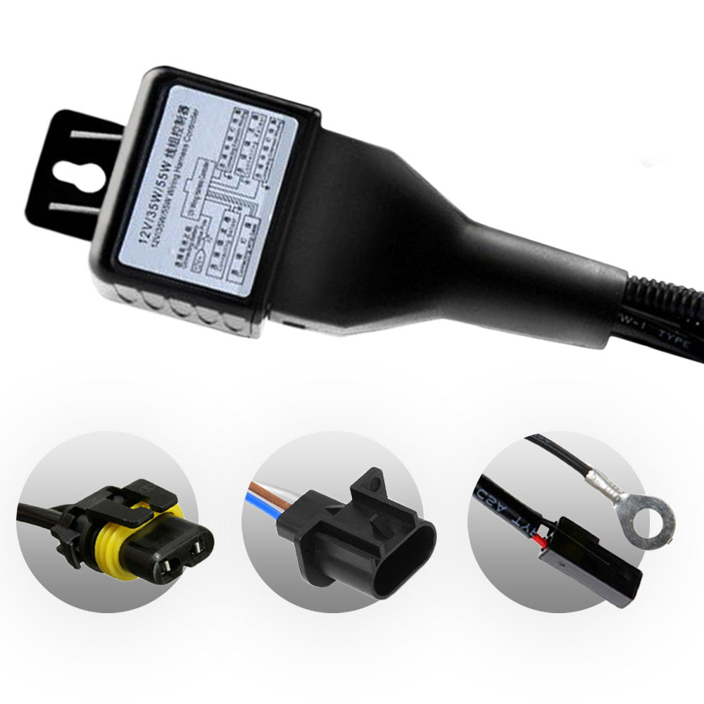 2pc 55w H4 Hid Lâmpadas De Farol Bi-xenon Hi/low 4300k | Parcelamento