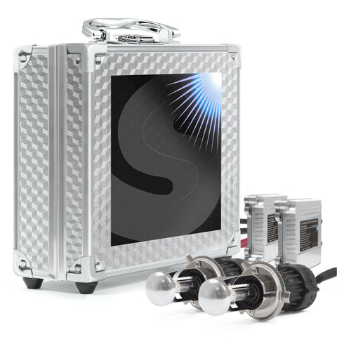 Premium HID H4 headlight conversion kit with high and low beam Xenon