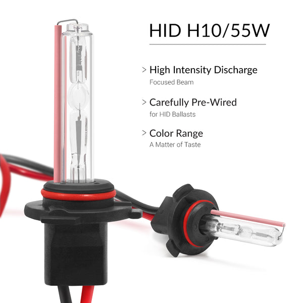 55W HID H10 fog lights for car