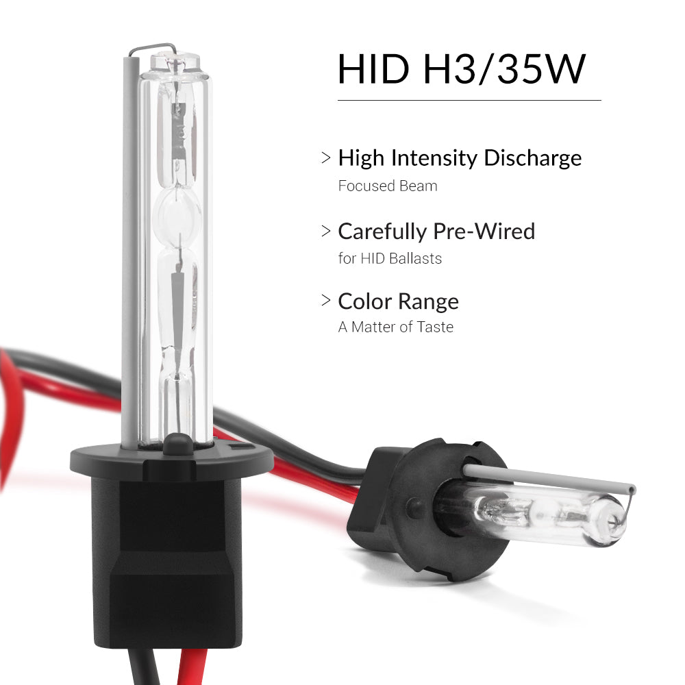 35W HID H3 Conversion Kit with Slim Digital Ballasts