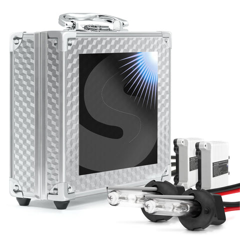 55W H3 headlight conversion kit for the visibility on the road