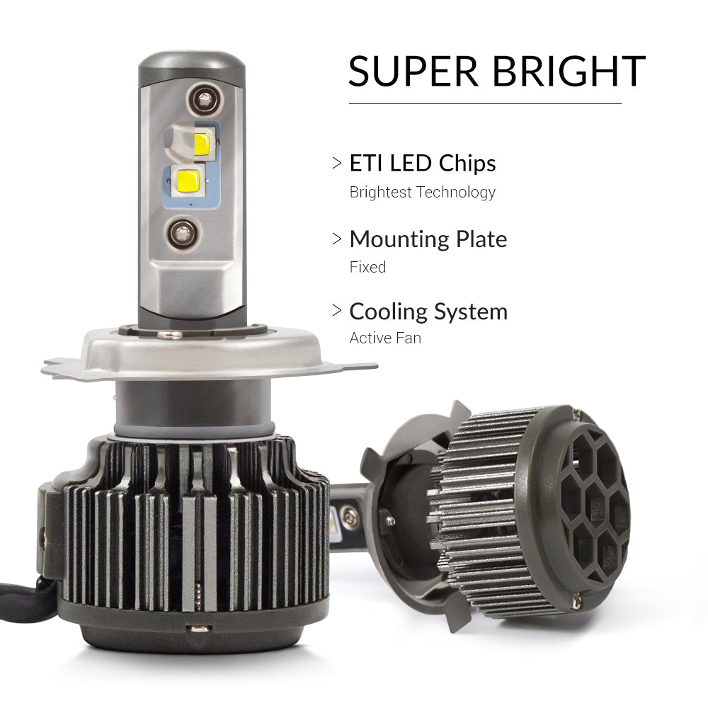 LED Headlights | Super Bright H4 Vehicle Lights