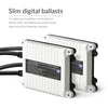 This set includes 55W Kensun ballasts