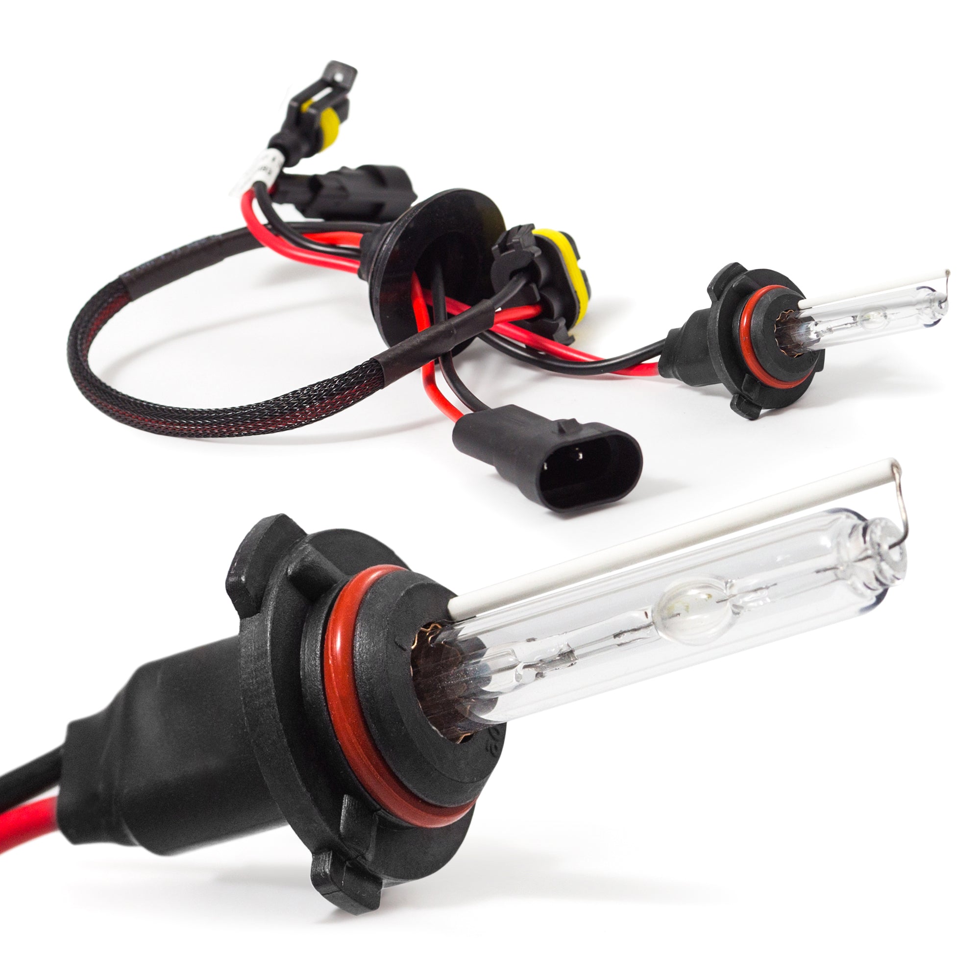 thumbnail interactive-video image 1 of Autovizion AC 55W HID Xenon Conversion Kit – Multiple Bulb Sizes (9005, H4, H7, H11, 5202) & Color Temps (5000K-30000K) 1 of 2